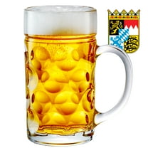 Oktoberfest 44oz / 1.3L Masskrug Beer Glass – Bavarian Style Stein