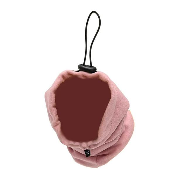 Protector de orejas para perros, ajustable, con capucha, diadema suave y protección para las orejas en invierno. Rosa M