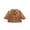 Brown, variant on Kiapeise Toddler Boy Girl Winter Coat Button Fleece Jacket Warm Snowsuit Outfits