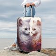 thumbnail image 7 of Pofeuu White Red Cat Couple Print Luggage Suitcase Cover Protector Luggage Washable Covers Aesthetic for 18/24/28/32 inch Luggage（No luggage included）-X-Large, 7 of 7