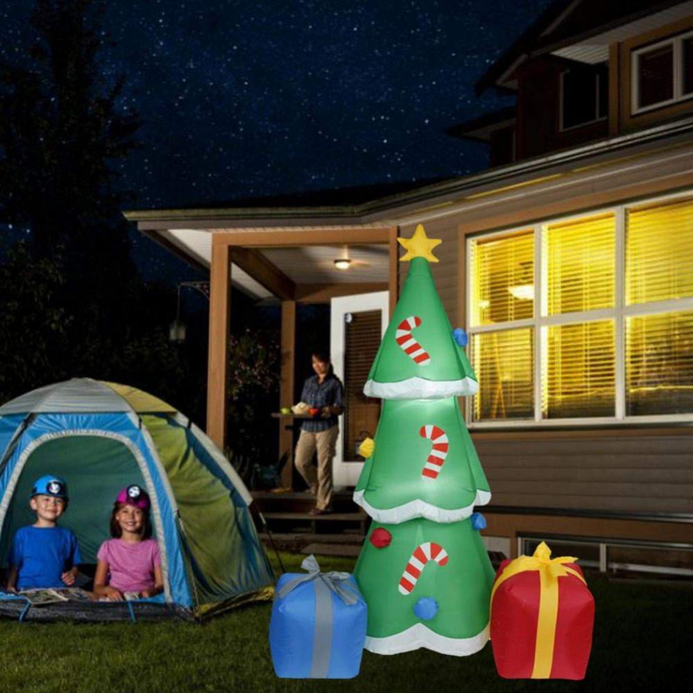 Buy 6 Foot Tall Inflatable Christmas Tree Yard Decoration LED Lights