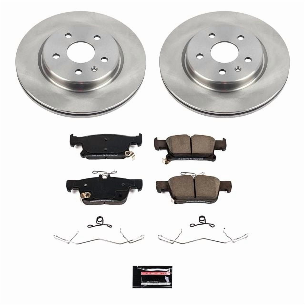 PowerStop Rear Stock Replacement Brake Pad and Rotor Kit Fits: BUICK Select Models KOE9104