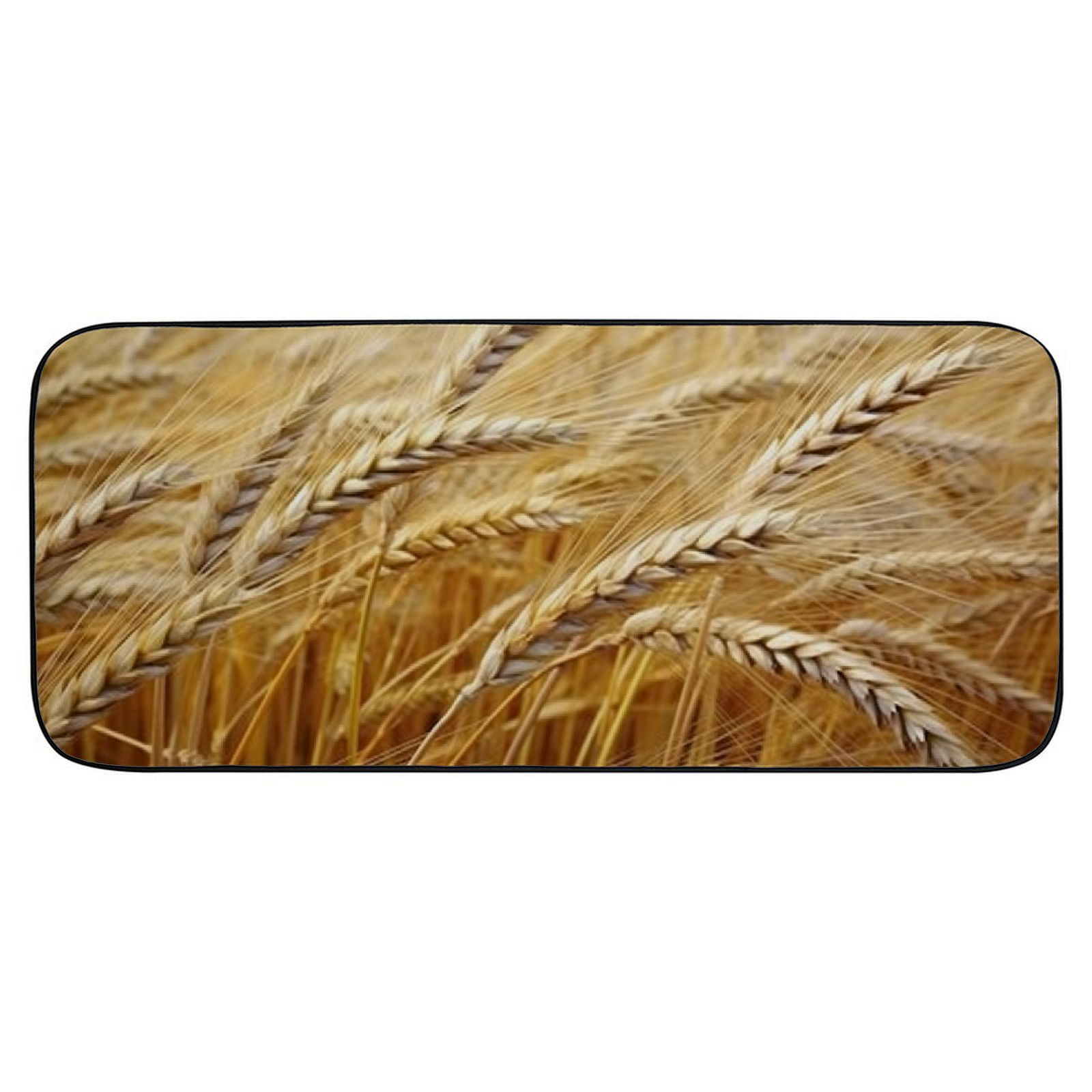 PHYHOO Decorative Door Mat, Door Mat with Non-Slip Rubber Backing, Easy Cleaning, Traps Dirt, Rug for Entry, Patio, Garage - Spike Barley Cereals Barley Field Nature Field 19.68*47.24 in