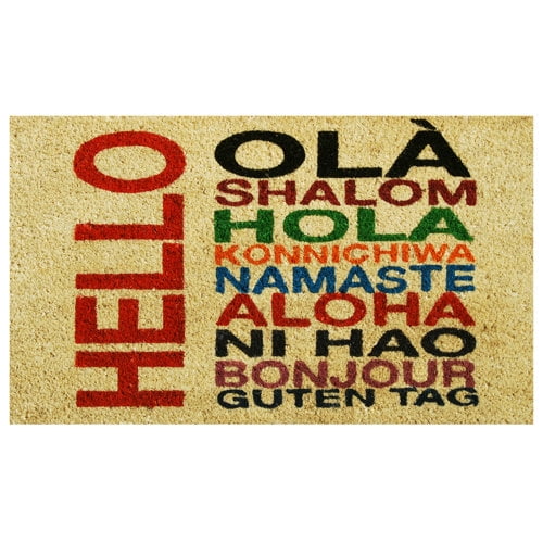 Calloway Mills International Hello Outdoor Doormat