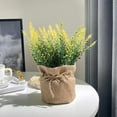 thumbnail image 4 of Artificial Plants Artificial Plant in Pots Mini Potted Flowers Plant in Cloth for Home Decor Party Wedding Garden Table Office Patio Decoration, 4 of 9
