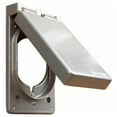 thumbnail image 1 of One Gang Weatherproof Covers - Vertical Dryer - Range Receptacle Gray, 1 of 1