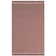 thumbnail image 5 of SAFAVIEH Montauk Patton Geometric Cotton Area Rug, Ivory/Red, 8' x 10', 5 of 9