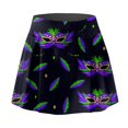 thumbnail image 5 of Sequin Print Casual Elastic Waist Double Layer Athletic Skirt For Festival And Dance, 5 of 6