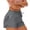 #Dark Gray, variant on Women's High Waisted High Split Workout Gym Shorts With Pocket,Yellow,Women's Plus Size XLYoung Women's Short