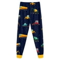thumbnail image 6 of Gubotare Boys' Pajama Sets Toddler Boys' Pajama 2-Piece Set Size 2T 3T (Dark Blue,2-3 Years), 6 of 8