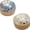 Clear+white Glitter, variant on Esterze Dumpling Stress Reliever for Adults, Soft Slow Rising Squeeze Ball, Cute Desk Decor for Office & Home Relaxation