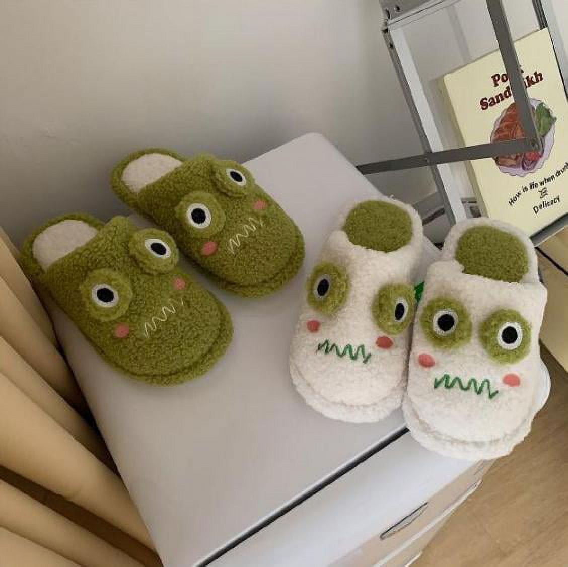 These adorable slippers will make mopping your floors super fun