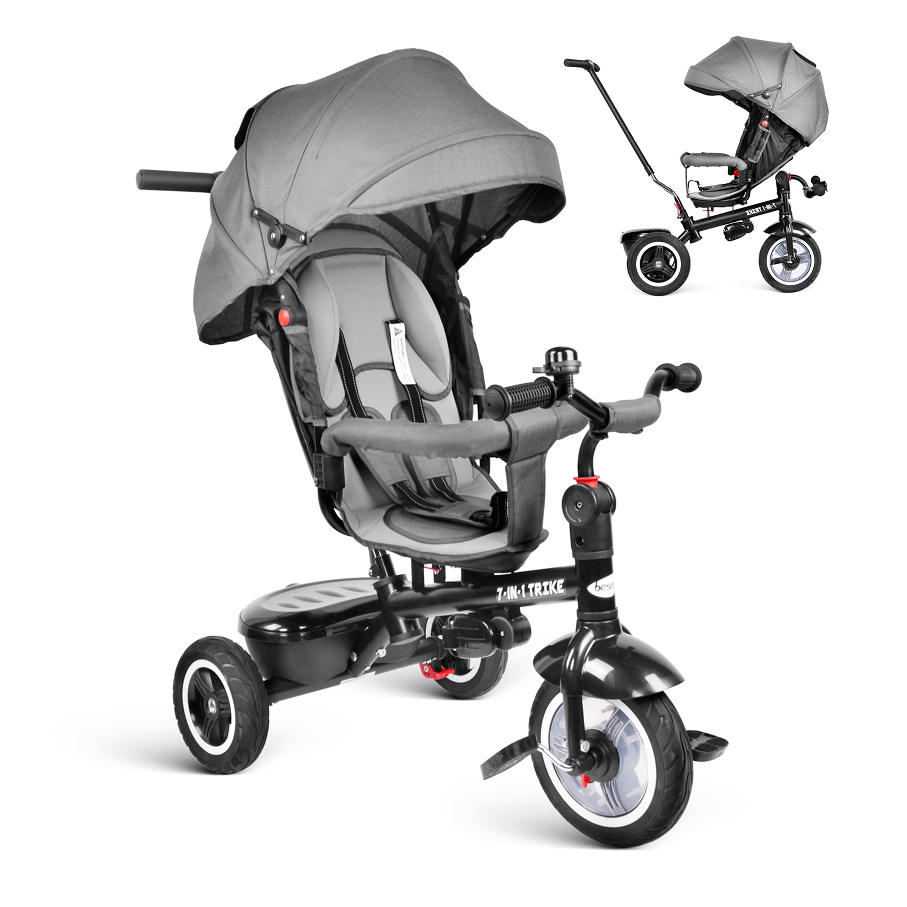 besrey Kid Trike 7 in 1 Baby Tricycle Stroller Toddler