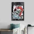 thumbnail image 4 of Graffiti Sexy Red Lips Money Talks Artworks Picture Print Poster Wall Art Painting Canvas Gift Decor Home Posters Decorative 24x36inch(60x90cm), 4 of 6