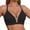 Black, variant on MVRLSH Sports Jelly Bras for Women Wireless V Neck No Underwire Adjustable Strap Comfort Underwear Strapless Bra