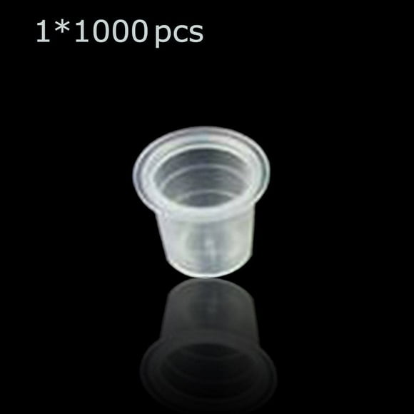 Newest Upgraded 1000 Pcs Small Size S White Tattoo Ink Cups Caps For Needle Tip Grip Power Supply Professional Tools Hot White