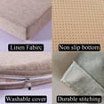 thumbnail image 2 of 48 x 18 Inch Piano Bench Cushions for Indoor Furniture with Ties Non Slip Kitchen Dining Room Bench seat Cushion for Shoe Storage Ottoman Window Settee Pad，Khaki, 2 of 11
