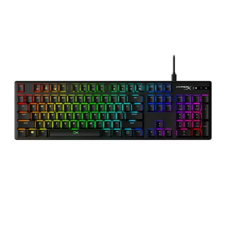 HyperX Alloy Origins - Mechanical Gaming Keyboard - Software-Controlled Light & Macro Customization - Compact Form Factor - Linear Switch - HyperX Red - RGB LED (Best Keyboard Macro Program)
