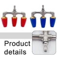 thumbnail image 3 of High-Pressure Washer Nozzle Triple Turbo Nozzle 360° Rotating Dual Spray For Home Garden Tool Accessory, 3 of 8