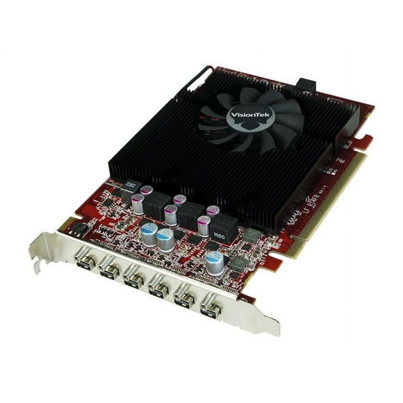 VisionTek Radeon HD 7750 900614-HDMIKIT - Graphics card - Radeon HD 7750 - 2 GB GDDR5 - PCIe 3.0 x16 - 6 x Mini DisplayPort