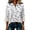 Purple Pink, variant on JULMCOMO Women's Summer Tops Floral Print Collared Button 3/4 Sleeve Loose Fit Trendy Golf Shirts Summer Daily Graphic Tees Yellow S