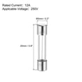 thumbnail image 2 of Uxcell 15A 250V Glass Fuse 5x20mm Time Delay Fuse UL Listed Slow Blow Fuse for Home Appliances pack of 6, 2 of 5