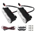 thumbnail image 1 of Riwesomey 2 uds luces LED impermeables para coche de alta potencia con lente DC 12V 6000K 6 luces LED para coche accesorios Bombillas para automóviles, 1 of 8