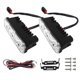 thumbnail image 1 of Riwesomey 2 uds luces LED impermeables para coche de alta potencia con lente DC 12V 6000K 6 luces LED para coche accesorios Bombillas para automóviles, 1 of 8