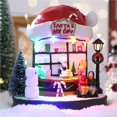 thumbnail image 4 of Cateissary Christmas Ornaments Coffee Shop Decoration Decor Adorable Figurine Christmas Crafts Supply Present Gift Window Kits de decoración para fiestas Cateissary HA038157-00, 4 of 6