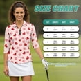 thumbnail image 7 of Uorisanigo Love Dog Paw Women's Dry-Fit Golf Polo Shirts Comfortable Fashionable Long Sleeve Golf Polo Shirts Quarter Zip Fashion 3/4 Sleeve Versatile Workout Tops for Women, 7 of 7
