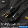 thumbnail image 4 of AOLIGEI Hi-end 6N OFC HiFi Audio EU/US/AU Power Cord Double Shielding Connection Filterure Amplifier Power Cable, 4 of 6