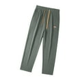 thumbnail image 1 of Pantalones deportivos para hombre, pantalones deportivos deportivos con parte inferior abierta, ropa deportiva para correr Talla L Verde, 1 of 9