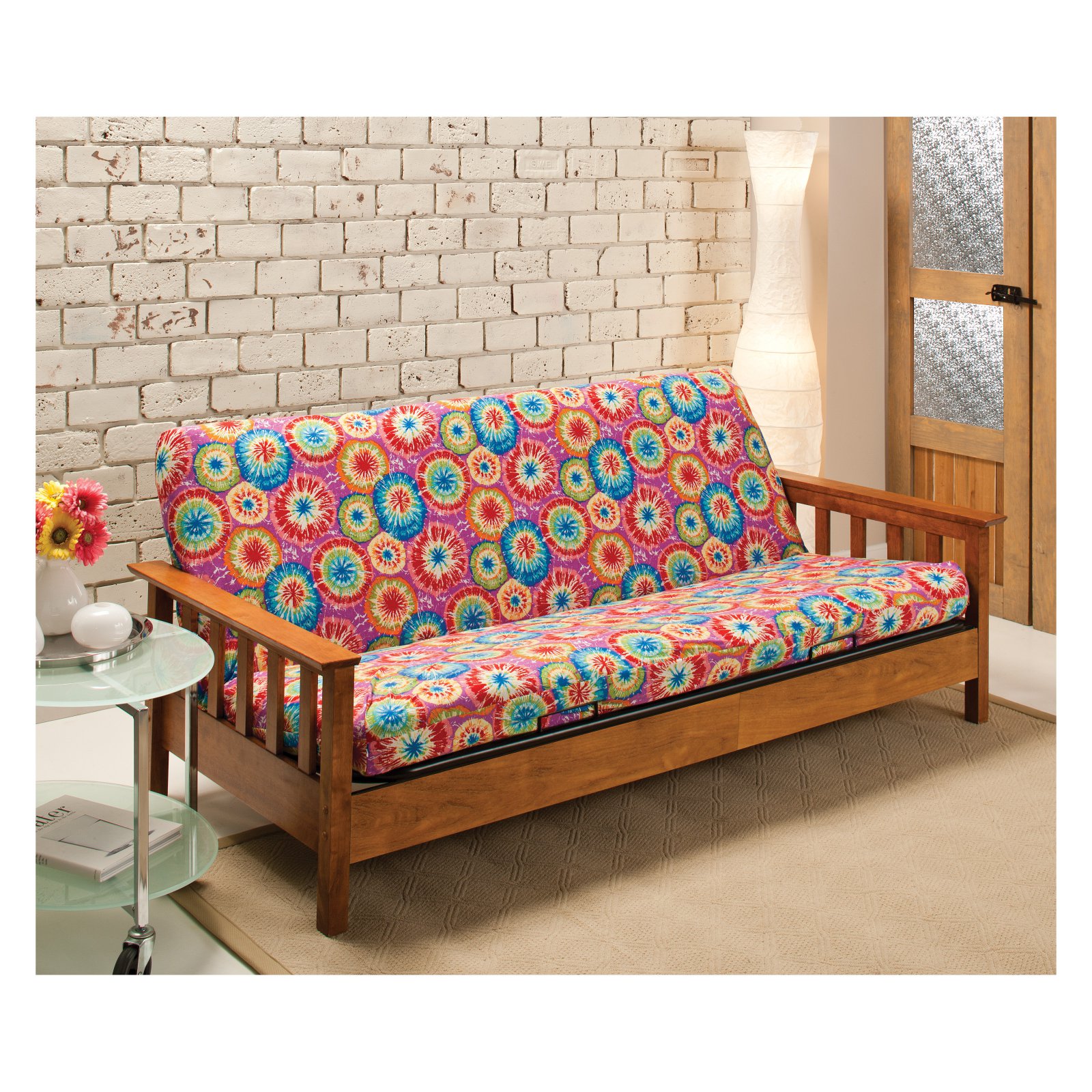 Madison Industries Tie Dye Jersey Full Futon Cover