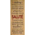 thumbnail image 2 of Wine Words I Poster Print by  h.artworks (24 x 48), 2 of 2