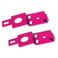 thumbnail image 1 of Mishimoto MMRS-SUBI-01APK Pink Aluminum Radiator Stay Set for 2002-2007 Subaru WRX, Anodized Pink, 1 of 1