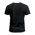 thumbnail image 5 of YLSDY Muscle Men’s V Neck Shirts Casual Short Sleeve Gym Athletic T Shirt Fashion Tee Top Workout Bodybuilding Shirts Black XL, 5 of 9
