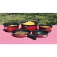 thumbnail image 3 of Texsport Kangaroo 7 Piece Non Stick Outdoor Cooking Set with Storage Bag, Red, 3 of 3