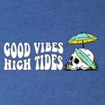 thumbnail image 6 of Wild Bobby Good Vibes High Tides Streetwear Women Tri-Blend Racerback Tank Top, 6 of 6