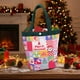 thumbnail image 5 of Bolsa de Tela con Manzanas para Nochebuena | Verde | Material: Lona | 17 X 10 X 22 Cm | Ideal para Dulces y Regalos de Navidad | Reutilizable | Estampados Festivos | Asa Resistente | 1 Unidad, 5 of 6