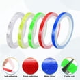 thumbnail image 4 of Uxcell 3 rollos de cinta reflectante 0.4" x 315" adhesivos de alta visibilidad para camiones de remolque y bicicletas, verde, 4 of 7