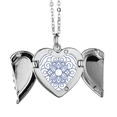 thumbnail image 1 of China Chinese Blue Flower Pattern Alas de ángel collar colgante regalo de moda Unbranded M, 1 of 3