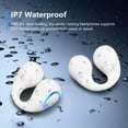 thumbnail image 4 of Open Ear Bone Conduction Headphones Bluetooth 5.3 Clip On Earbuds with Digital Display Charging Case 60 Hours Playtime Sport Earphones Built-in Mic IPX7 Waterproof for Running Fitness, 4 of 13