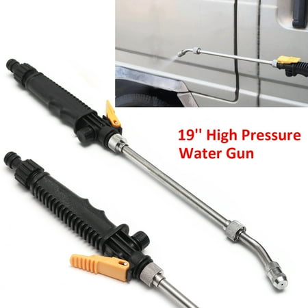 Power Nozzle Attachment 19'' High Pressure Power Washer Spray Nozzle Water Hose Wand Attachment Washing Tool ()
