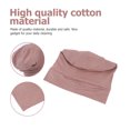 thumbnail image 5 of Oraceous Cotton Satin Wide Band Bonnet Night Cover Hair Turbans for Hair Hair Care Cap Camel, 5 of 10