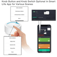thumbnail image 4 of Tuya ZigBee Smart Knob Switch Wireless Scene Switch Button Controller Battery Powered Automation Scenario Smart Life App, 4 of 8