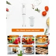 thumbnail image 4 of COMMERCIAL CHEF Immersion Blender, Hand Blender with Stainless Steel Blades, Immersion Blender with Quiet Motor, Electric Mini Blender for Delicious Food, 4 of 7