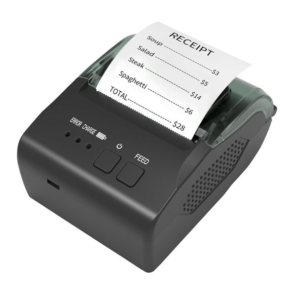Amdohai 58mm Portable Mini Thermal Receipt Printer USB & BT Connection 2 inches Wireless Printer