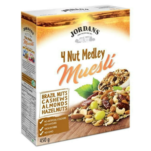 Jordan's Muesli Mélange de 4 noix