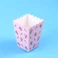 thumbnail image 4 of MasteelfCA 12 Pcs Boîtes de Maïs Soufflé Vintage à Fleurs de Roses Bonbons Collation Impression Boîte à Friandises Décoration de Mariage Mini Fête Faveur en Papier (Rose), 4 of 7