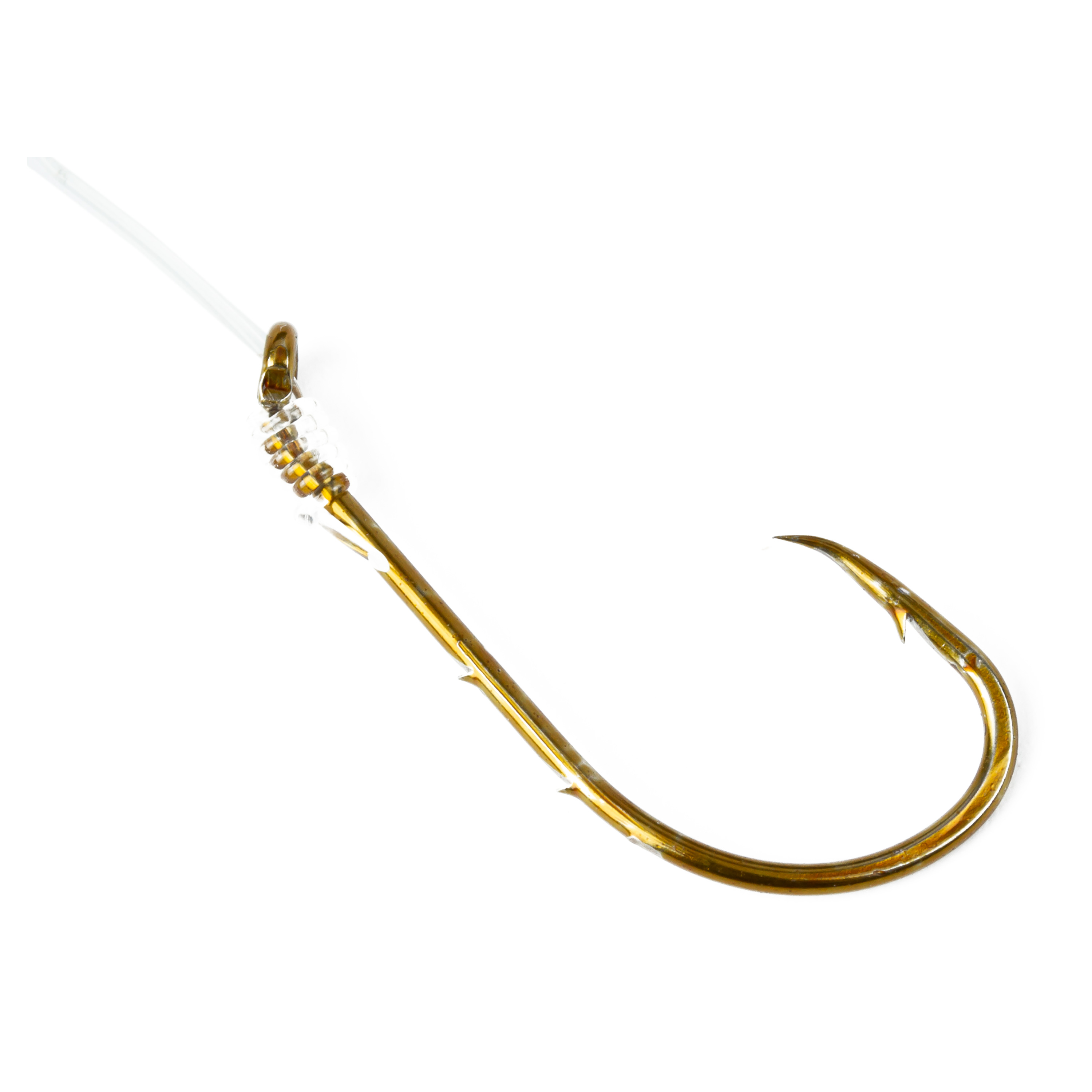 Ozark Trail Baitholder Snelled Fishing Hooks, Size 2, 8-Pack